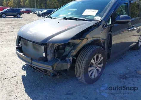 2015 Honda Odyssey Ex-L из США, поврежденный, VIN 5FNRL5H61FB017825